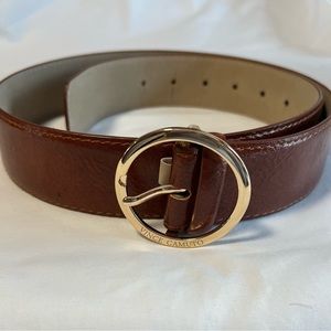 Vince Camuto brown leather belt.
